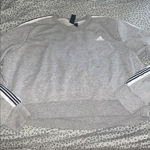 Adidas long sleeve crop top